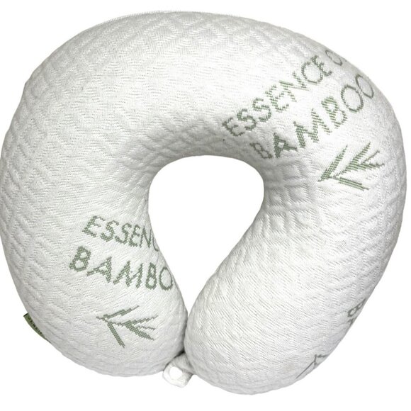 Essence Of Bamboo Memory Foam Travel Neck Pillow By Pur Serenity 75b - Picture 1 of 6